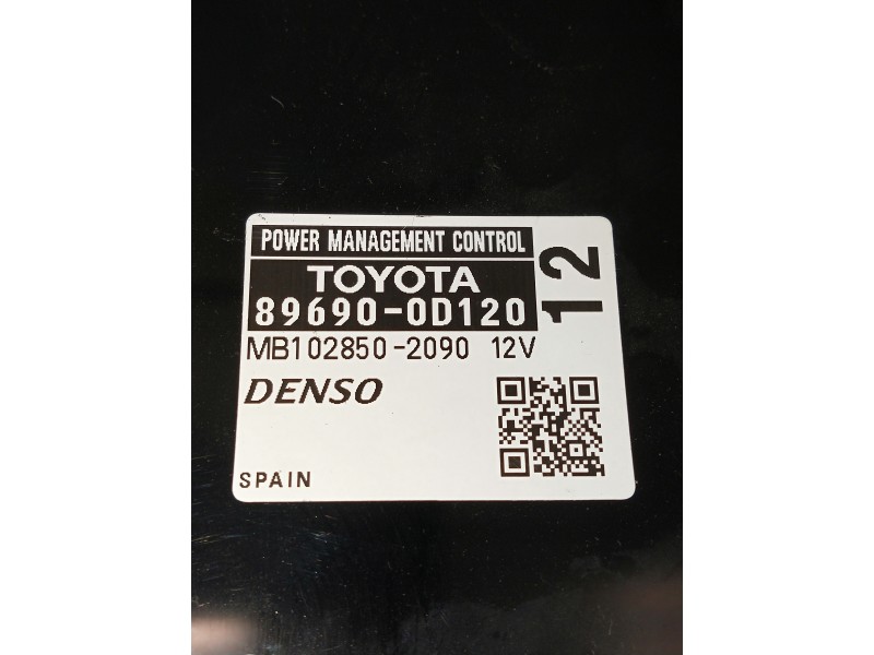 Recambio de modulo electronico para toyota yaris 1.3 16v cat referencia OEM IAM 896900D120 MB1028502090 
