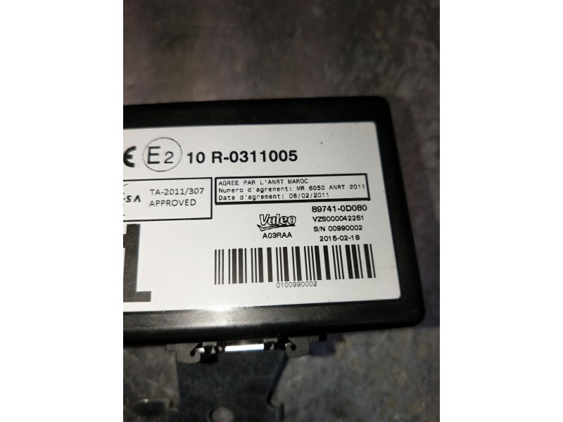 Recambio de modulo electronico para toyota yaris 1.3 16v cat referencia OEM IAM 897410D080 VZS000042251 00990002