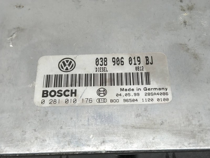 Recambio de centralita motor uce para volkswagen passat berlina (3b2) 1.9 tdi referencia OEM IAM 0281010176 038906019BJ 