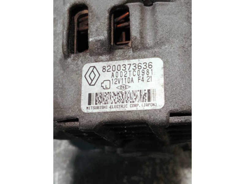 Recambio de alternador para renault kangoo (f/kc0) referencia OEM IAM 8200373636 A002TC0981 