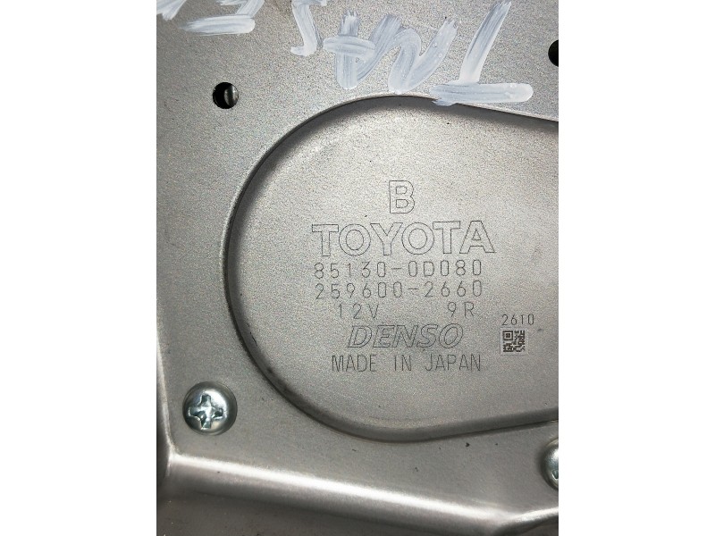 Recambio de motor limpia trasero para toyota yaris 1.3 16v cat referencia OEM IAM 851300D080 2596002660 