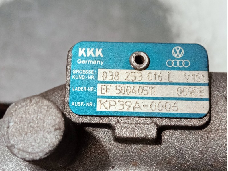 Recambio de turbocompresor para volkswagen golf iv berlina (1j1) referencia OEM IAM 038253016 KP39A0006 