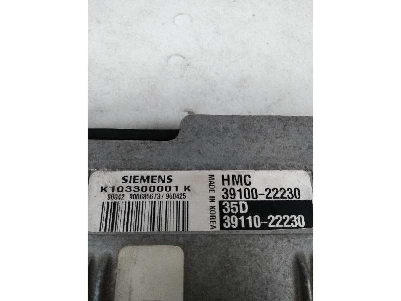 Recambio de centralita motor uce para hyundai accent (x3) 1.3 cat referencia OEM IAM K103300001K 3911022230 3910022230 P01 35D
