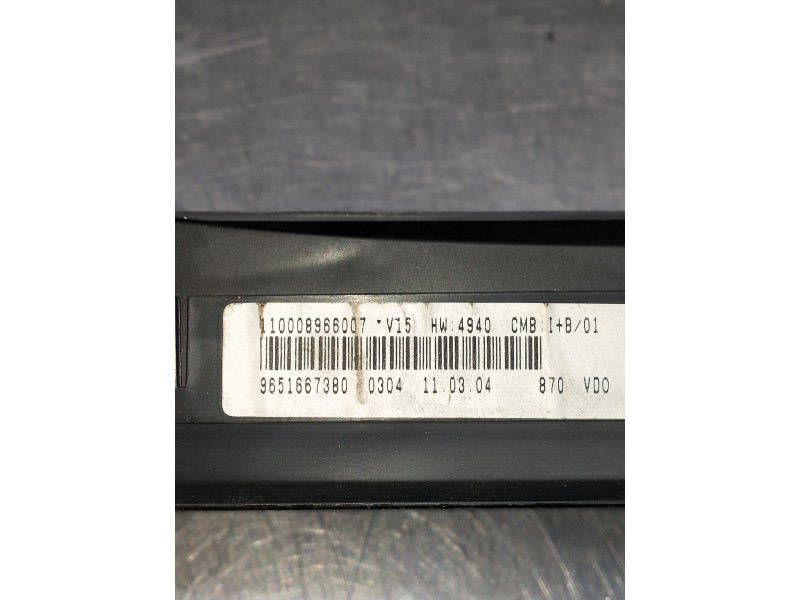 Recambio de cuadro instrumentos para citroen xsara picasso referencia OEM IAM 9651667380 110008966007 