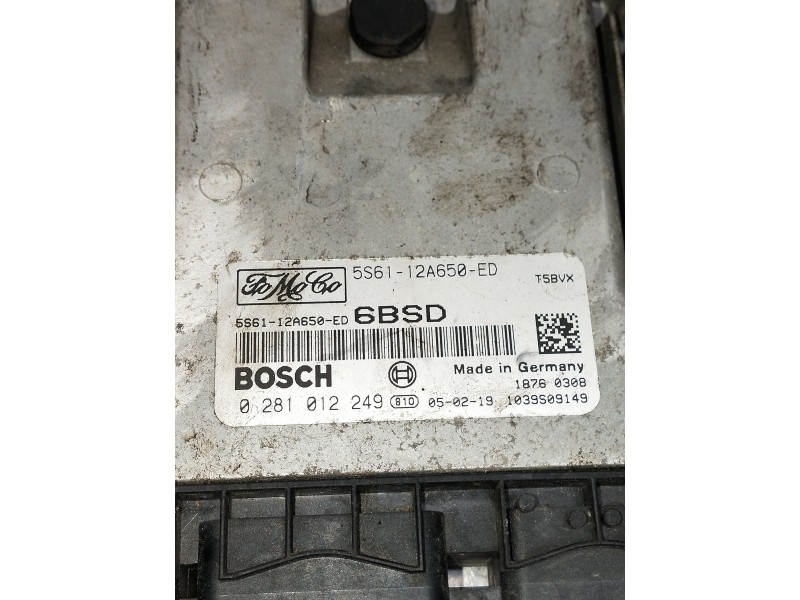 Recambio de centralita motor uce para ford fusion (cbk) referencia OEM IAM 0281012249 1039S09149 5S6112A650ED