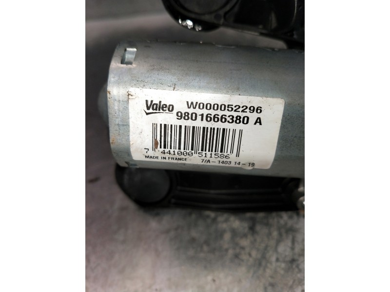 Recambio de motor limpia trasero para citroen c4 cactus referencia OEM IAM W0000052296 9801666380A 