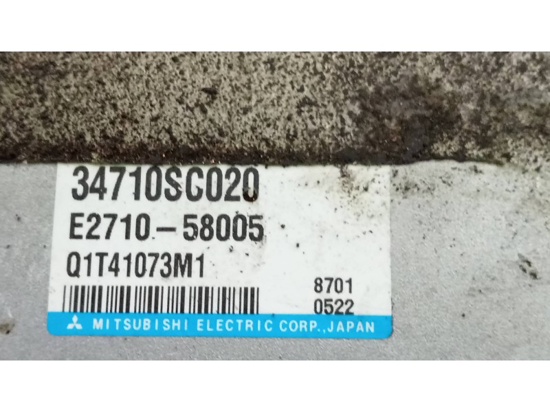 Recambio de modulo electronico para subaru forester s12 xs classic referencia OEM IAM 34710SC020 E271058005 Q1T41073M1