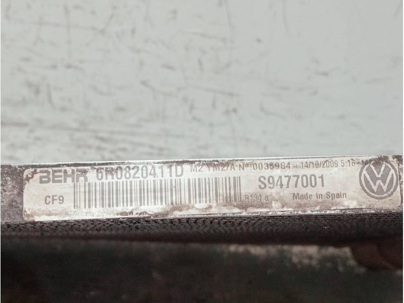 Recambio de condensador / radiador aire acondicionado para seat ibiza (6j5) referencia OEM IAM 6R0820411D S9477001 