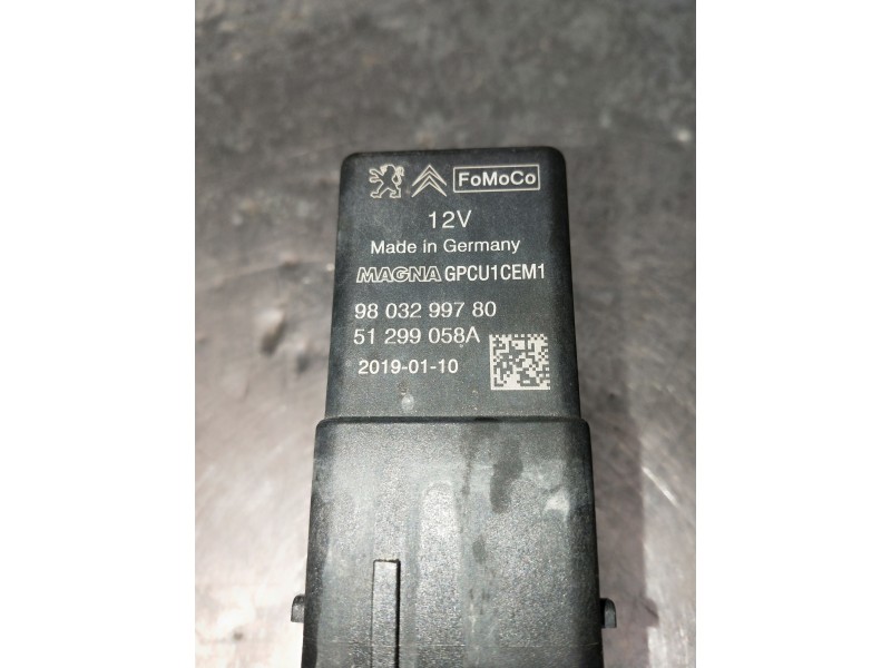 Recambio de modulo electronico para citroen c4 cactus referencia OEM IAM 9803299780 51299058A 