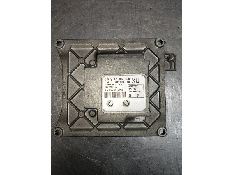 Recambio de centralita motor uce para opel astra h ber. referencia OEM IAM 12992406 5WK9395 6040321292 Recambio de centralita motor uce para opel astra h ber. referencia OEM IAM 12992406 5WK9395 6040321292
