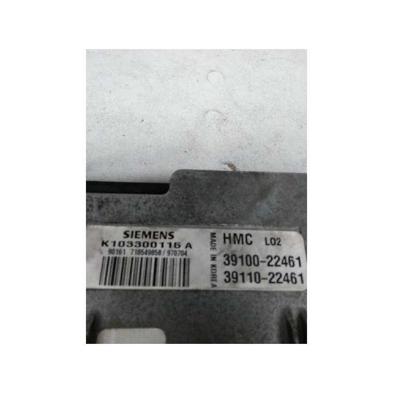 Recambio de centralita motor uce para hyundai accent (x3) 1.3 cat referencia OEM IAM K103300115A 3911022461 3910022461 P75
