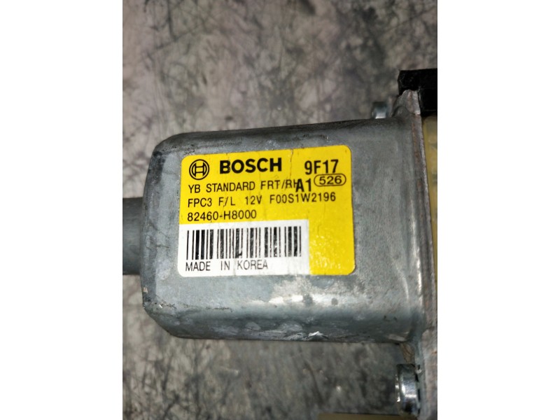 Recambio de elevalunas delantero derecho para kia rio (yb) referencia OEM IAM 82460H8000 F00S1W2196 5P