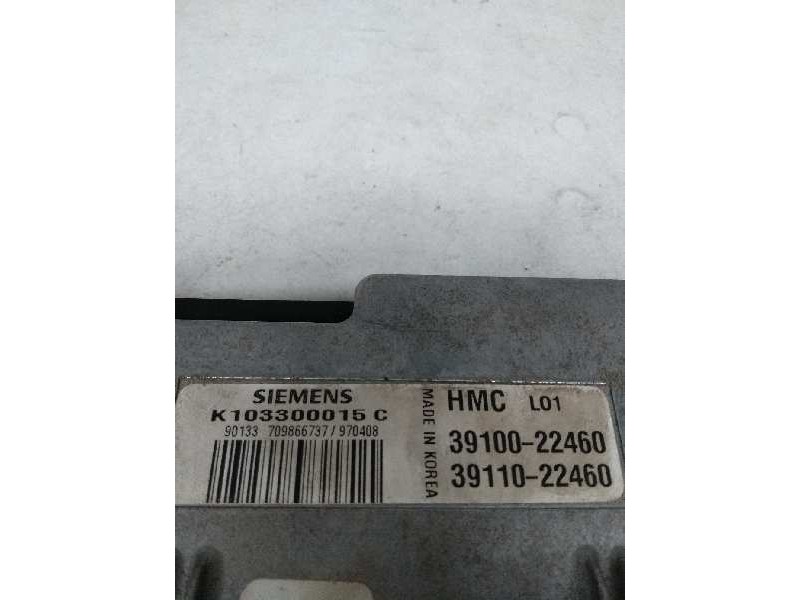 Recambio de centralita motor uce para hyundai accent (x3) 1.3 12v cat referencia OEM IAM K103300015C 3911022460 3910022460 LHD P