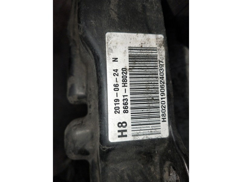 Recambio de refuerzo paragolpes trasero para kia rio (yb) referencia OEM IAM 86631H8020  