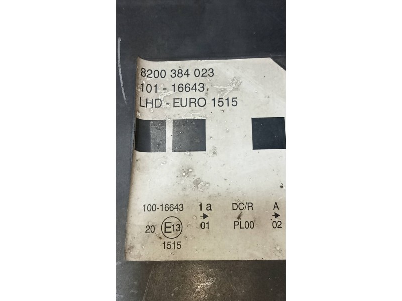 Recambio de faro izquierdo para renault vel satis (bj0) expression referencia OEM IAM 8200384023  