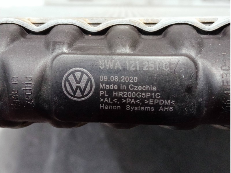 Recambio de radiador agua para volkswagen golf viii lim. (cd1) referencia OEM IAM 5WA121251C HR200G5P1C 