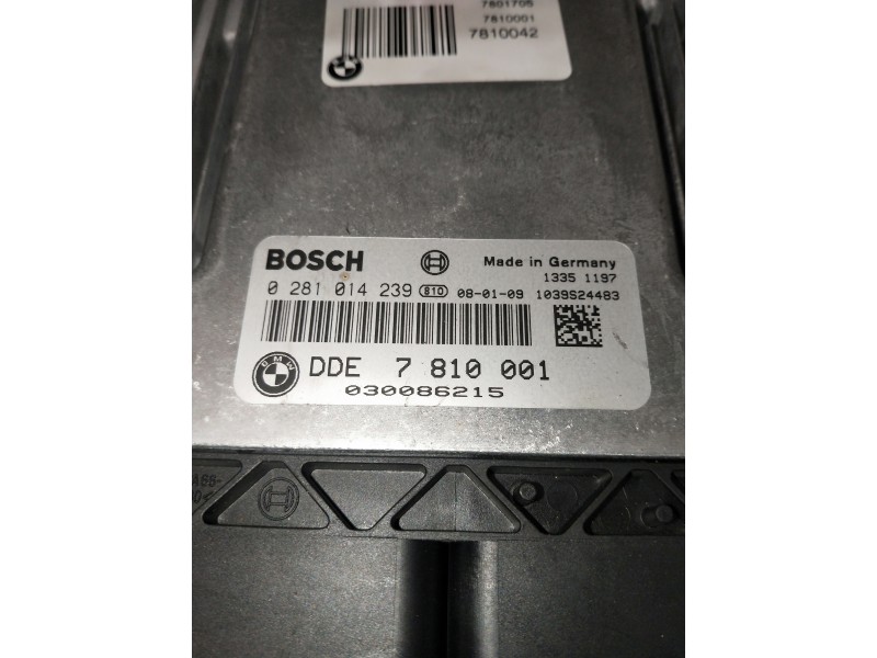 Recambio de centralita motor uce para bmw serie 1 berlina (e81/e87) referencia OEM IAM 0281014239 7810001 