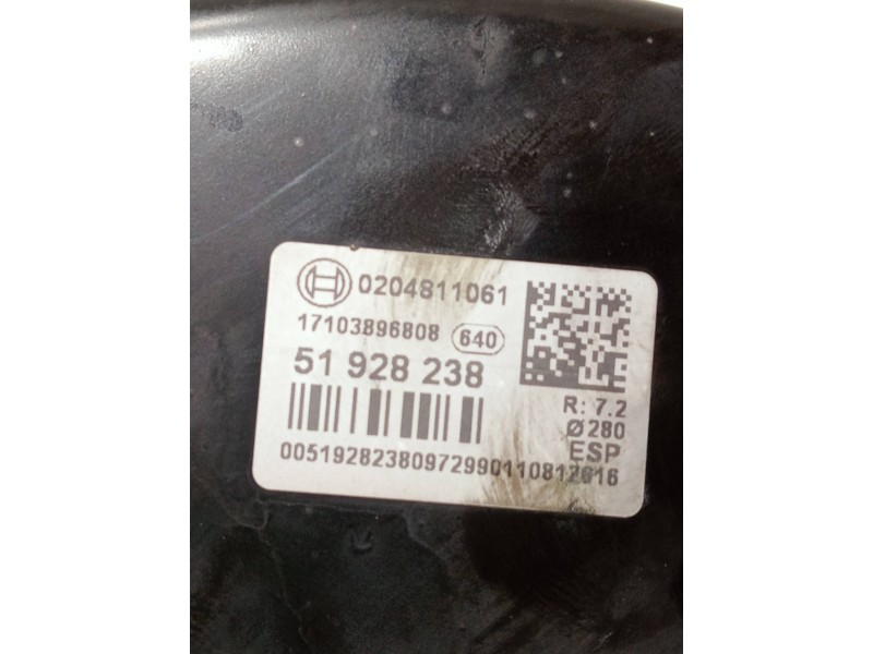 Recambio de servofreno para peugeot boxer caja cerrada referencia OEM IAM 51928238 0204811061 