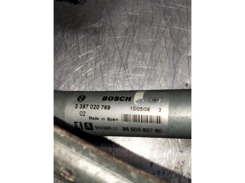 Recambio de motor limpia delantero para peugeot 207 1.6 hdi referencia OEM IAM 3397020769 9650380780 