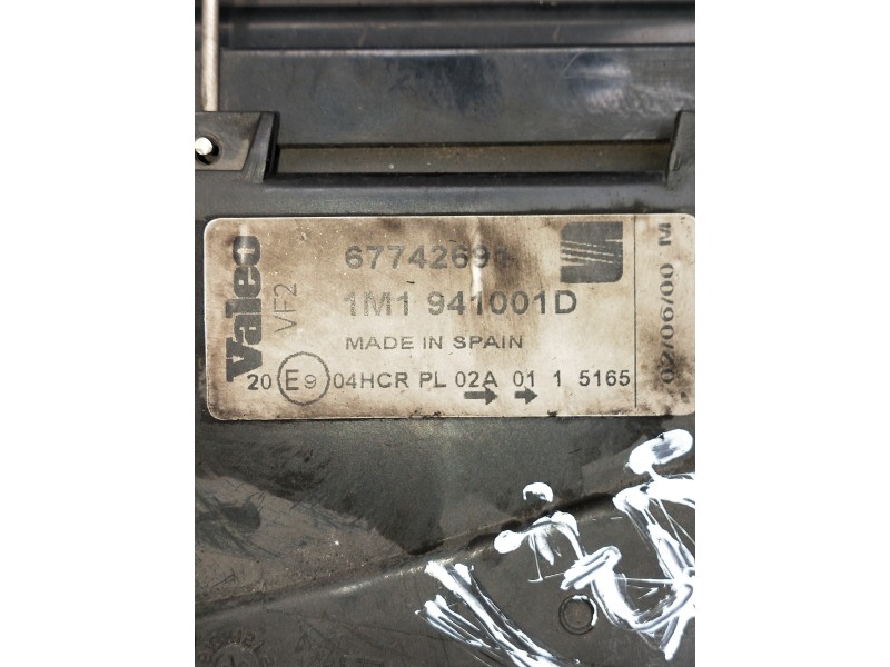 Recambio de faro izquierdo para seat leon (1m1) signo referencia OEM IAM 1M1941001D  