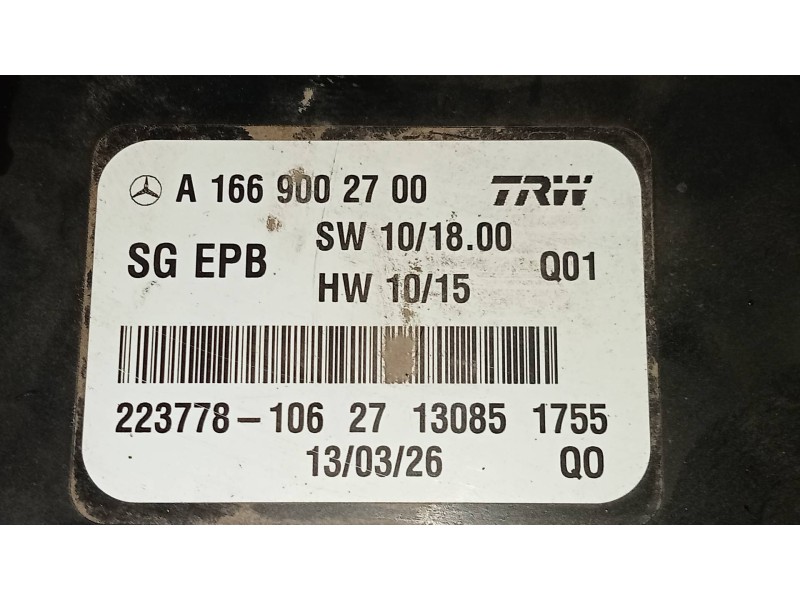 Recambio de modulo electronico para mercedes clase a (w176) a 220 cdi blueefficiency (176.003) referencia OEM IAM A1669002700  