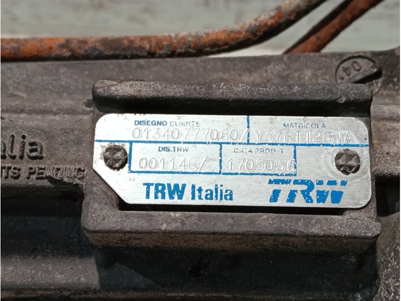 Recambio de cremallera direccion para fiat ducato caja cerrada 15 (desde 03.02) referencia OEM IAM 01340777080  