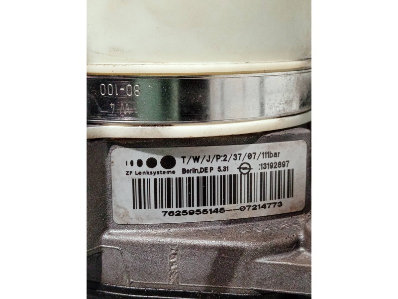 Recambio de bomba direccion para opel zafira b referencia OEM IAM 13192897 7625955145 
