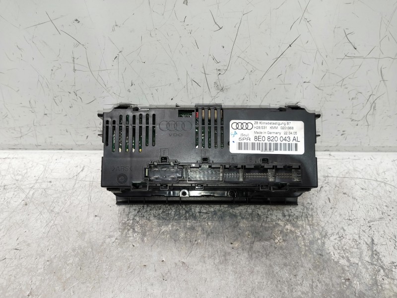Recambio de mando calefaccion / aire acondicionado para audi a4 berlina (8e) referencia OEM IAM 8E0820043AL  