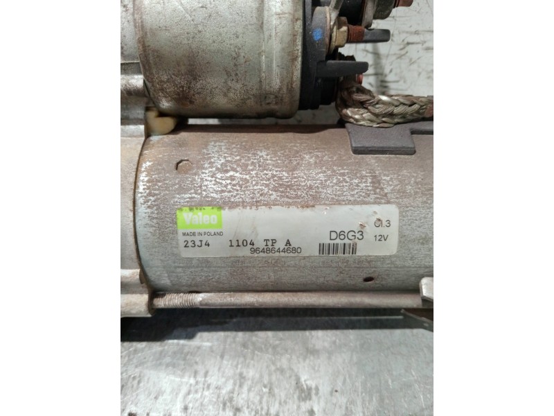 Recambio de motor arranque para peugeot 307 (s1) referencia OEM IAM 9648644680 D6G3 