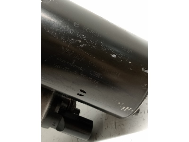 Recambio de motor arranque para audi a4 berlina (8e) referencia OEM IAM 0001109258 059911024 