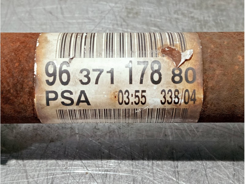 Recambio de transmision delantera derecha para peugeot 307 (s1) referencia OEM IAM 9637117880  