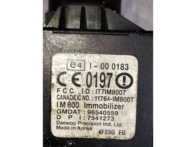 Recambio de conmutador de arranque para daewoo kalos referencia OEM IAM 96540559 7541273 