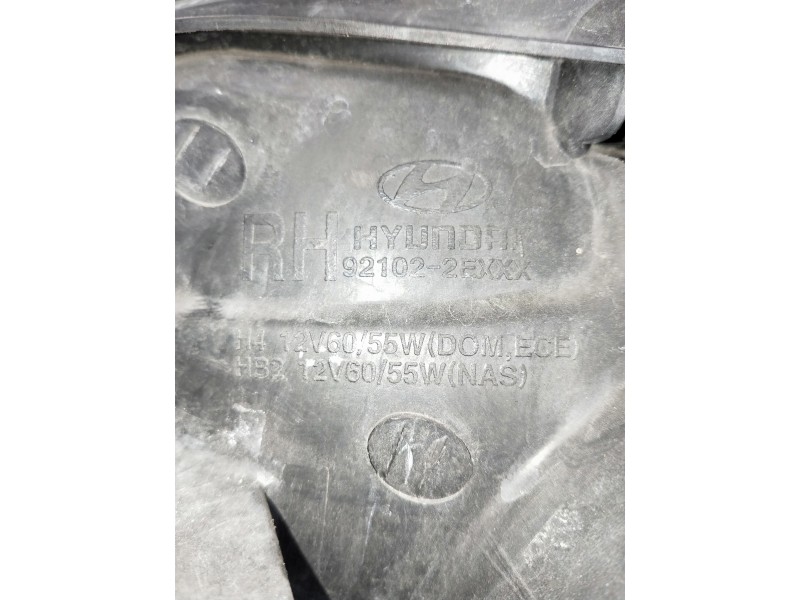 Recambio de faro derecho para hyundai tucson (jm) referencia OEM IAM 921022FXXX  