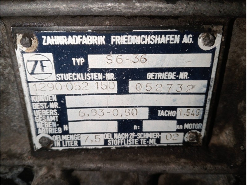 Recambio de caja cambios para uro 150 turbo referencia OEM IAM S636 1290052150 052732 