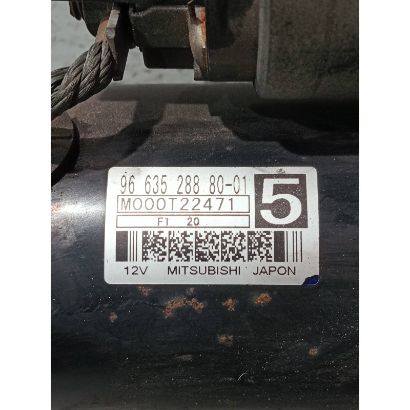 Recambio de motor arranque para peugeot 3008 referencia OEM IAM 966352888001 M000T22471 