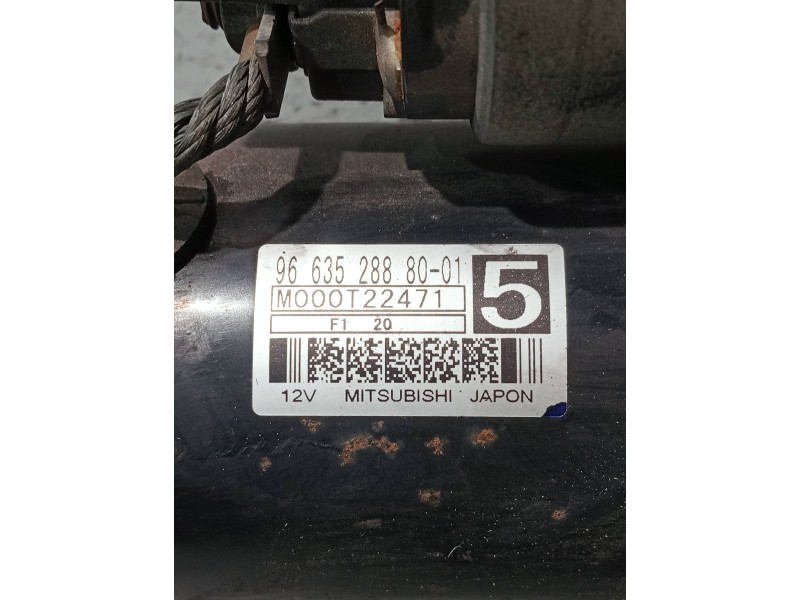 Recambio de motor arranque para peugeot 3008 referencia OEM IAM 966352888001 M000T22471 