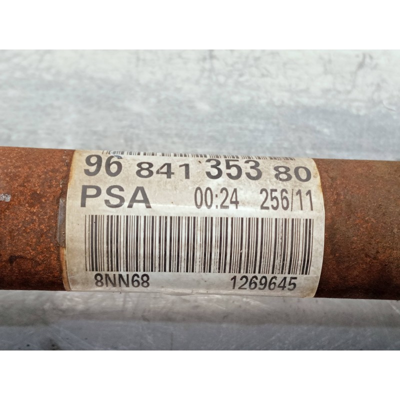 Recambio de transmision delantera izquierda para peugeot 3008 referencia OEM IAM 9684135380 8NN68 