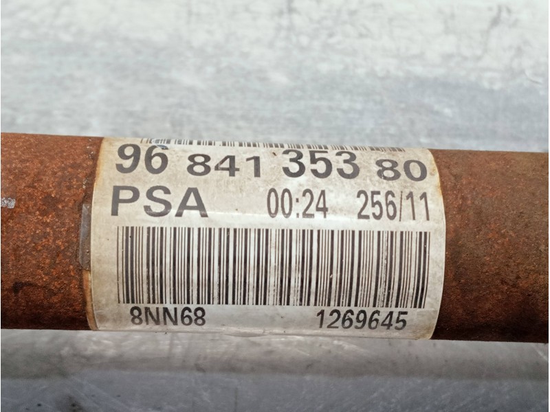 Recambio de transmision delantera izquierda para peugeot 3008 referencia OEM IAM 9684135380 8NN68 