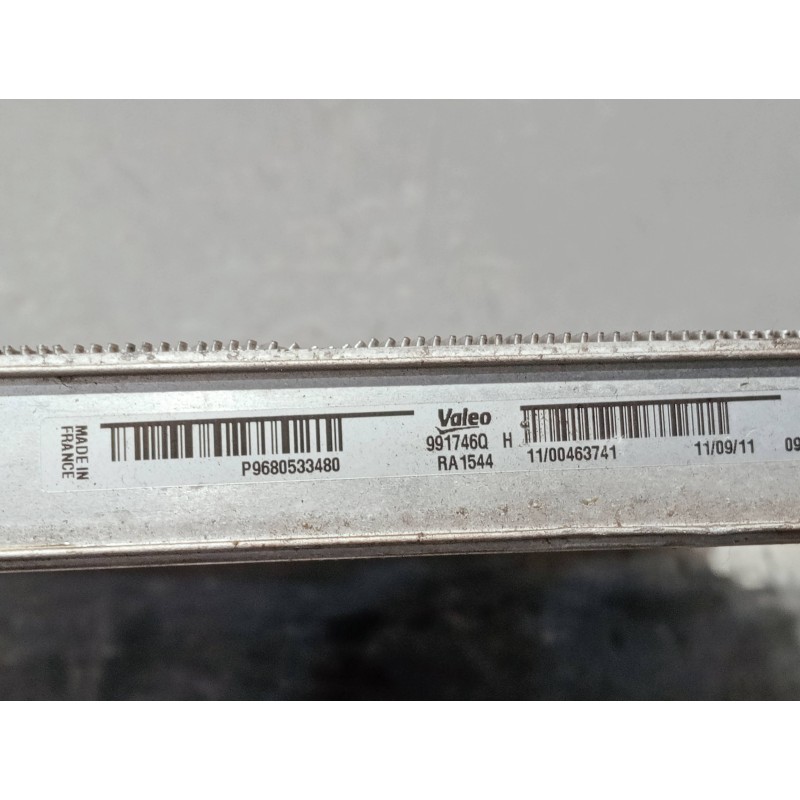 Recambio de radiador agua para peugeot 3008 referencia OEM IAM P9680533480 991746Q 