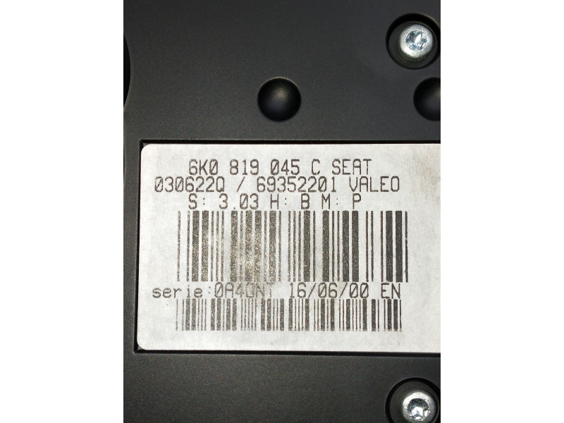 Recambio de mando climatizador para seat ibiza (6k1) referencia OEM IAM 6K0819045C 030622Q 69352201