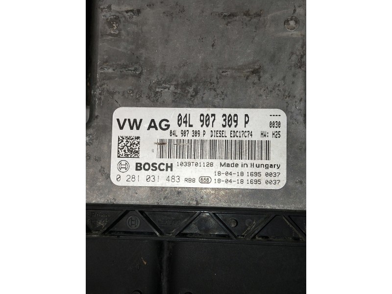 Recambio de centralita motor uce para volkswagen arteon (3h7) referencia OEM IAM 0281031483 04L907309P 