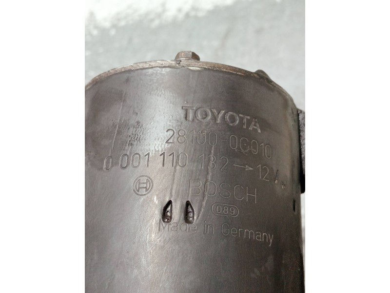 Recambio de motor arranque para toyota corolla (e12) referencia OEM IAM 2810000010 0001110132 