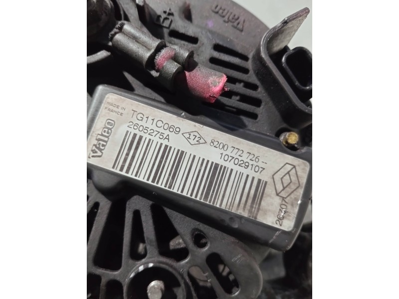 Recambio de alternador para renault megane ii coupe/cabrio referencia OEM IAM 8200772726 2605275A TG11C069
