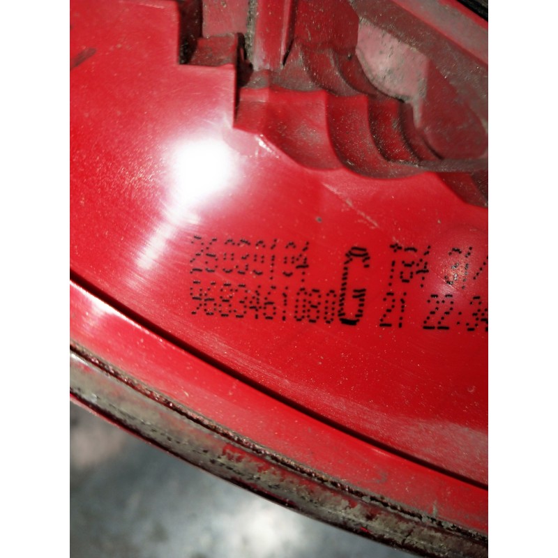 Recambio de piloto trasero izquierdo interior para peugeot 3008 referencia OEM IAM 9683461080  