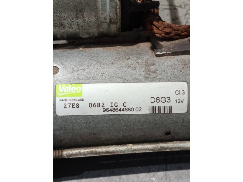 Recambio de motor arranque para citroen c4 sedan referencia OEM IAM 9648644680 D6G3 