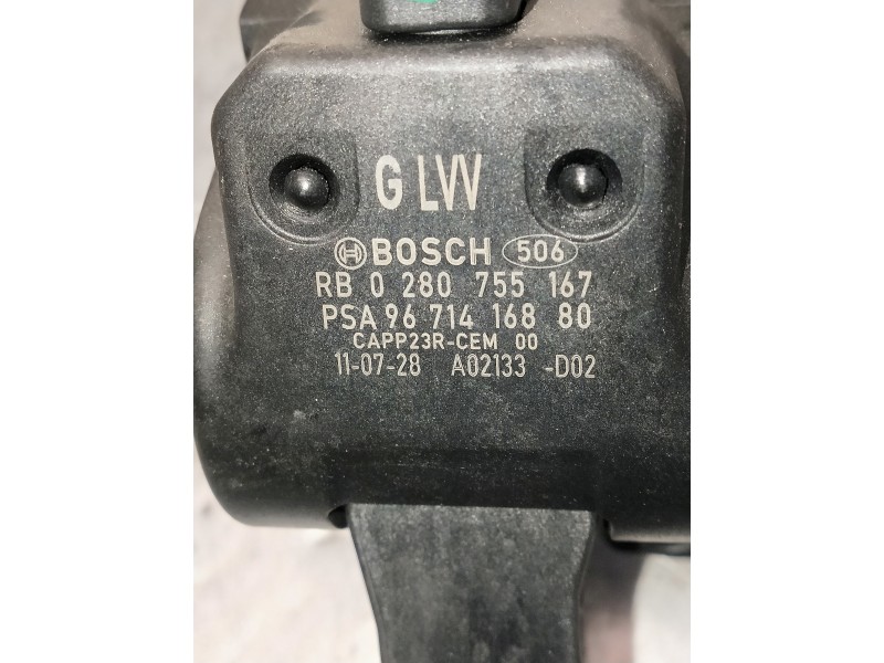 Recambio de potenciometro pedal para peugeot 3008 referencia OEM IAM 0280755167 9671416880 86ET199307370