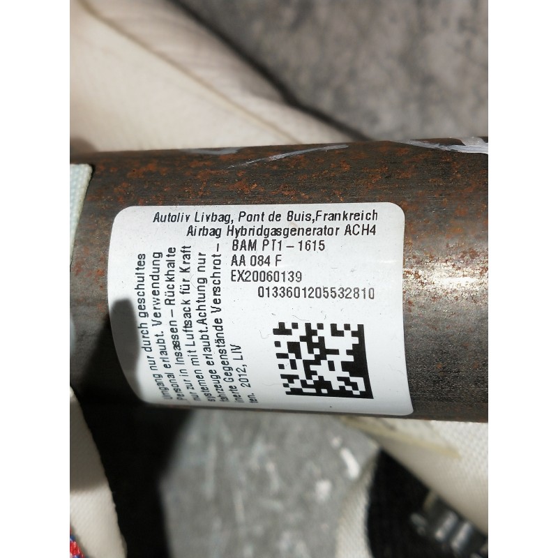 Recambio de airbag cortina delantero derecho para mercedes clase b (w246) b 180 cdi be (246.200) referencia OEM IAM 246860100  