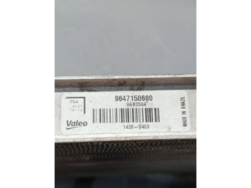 Recambio de radiador agua para citroen c4 sedan referencia OEM IAM 9647150680 9AB059A 