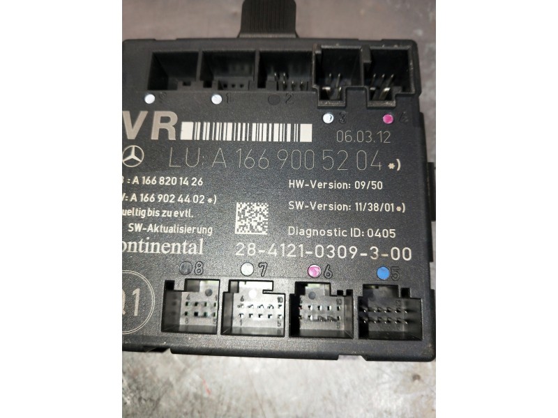 Recambio de modulo electronico para mercedes clase b (w246) b 180 cdi be (246.200) referencia OEM IAM A1669005204 2841210309300 