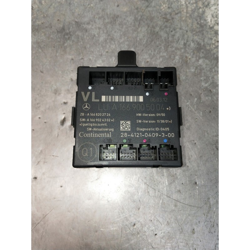 Recambio de modulo electronico para mercedes clase b (w246) b 180 cdi be (246.200) referencia OEM IAM A1669005004 A166820272 A16
